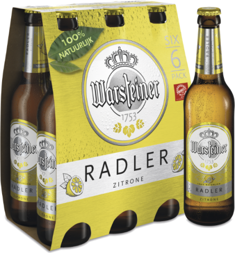 Warsteiner Radler set van 6 flesjes á 0,33 liter Warsteiner Radler set van 6 flesjes á 0,33 liter